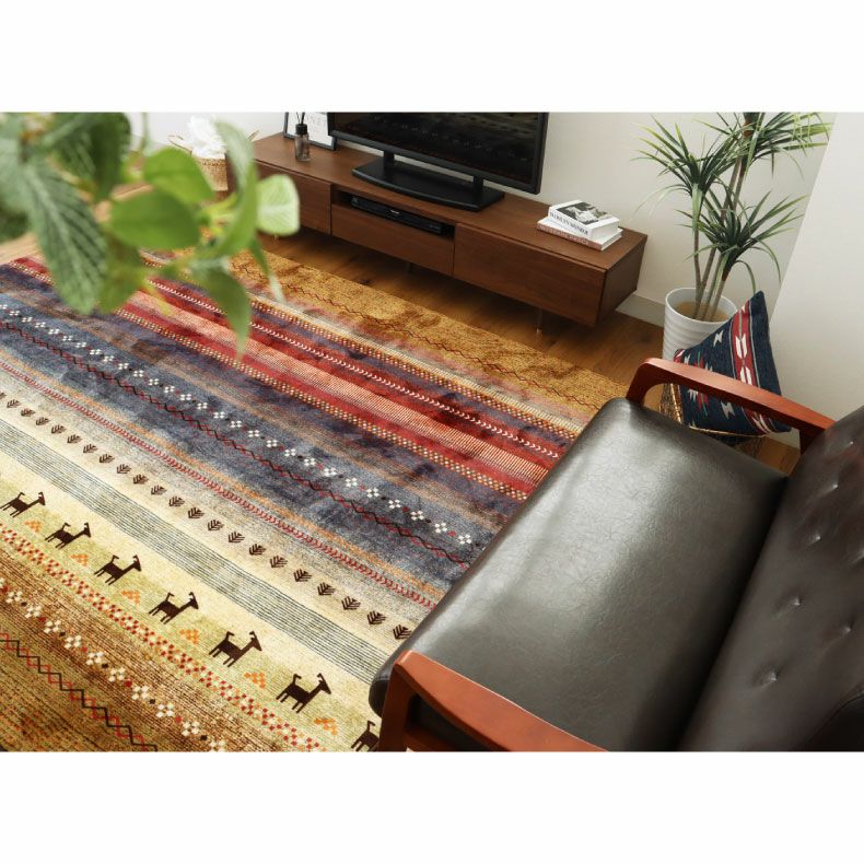 ラグ 【新生活推し10%引】北欧ラグ ギャベ柄 ラディ6畳 220x320cm