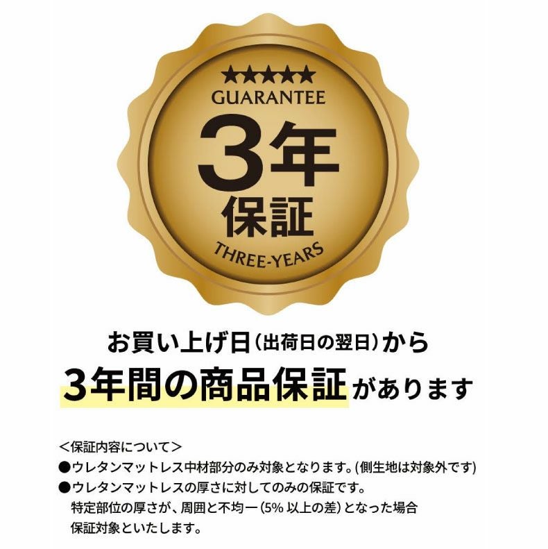 3つ折り2層プロファイルウレタン Dots ドッツplus