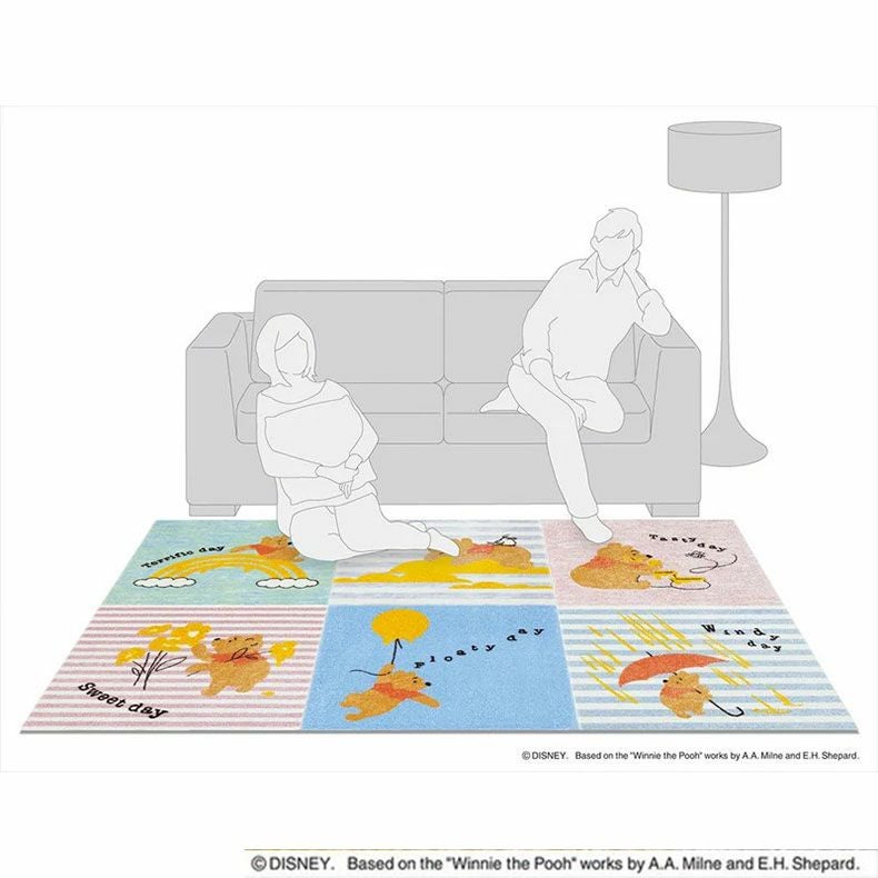 柄物・デザインラグ | POOH / Daily RUG プー / デイリーラグ  DYP-1060