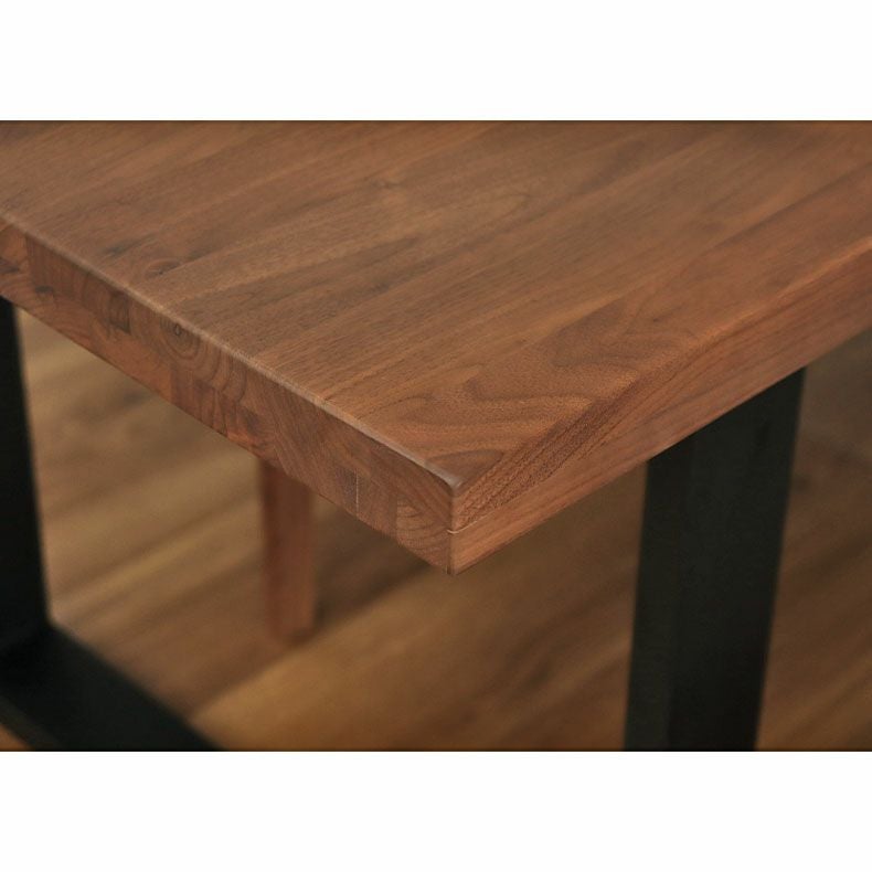 幅190cm ダイニングテーブル（ストレート天板ラバー脚