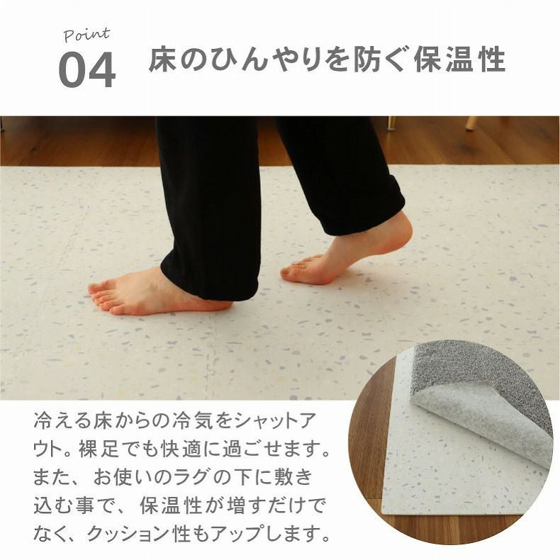 約2畳 36枚セット 30x30 ジョイントマット テラゾー