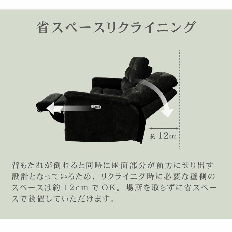 2人用 電動ソファ 本革 デューク