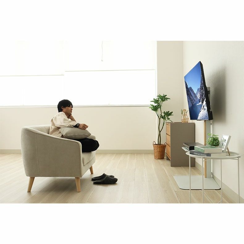 テレビスタンド エーデル（棚板付き）