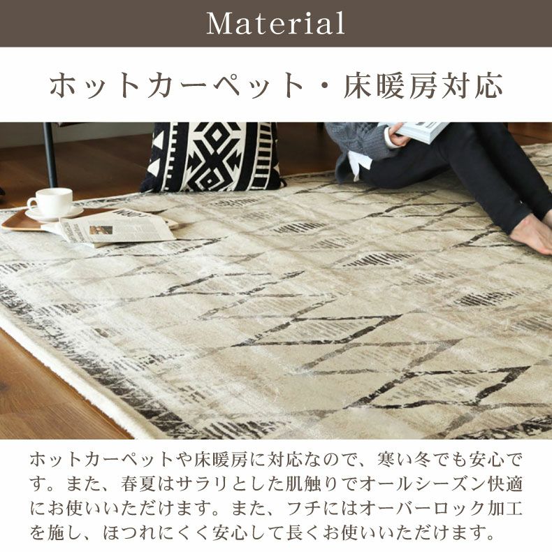 柄物・デザインラグ | ウィルトンラグ エリーク 全2色