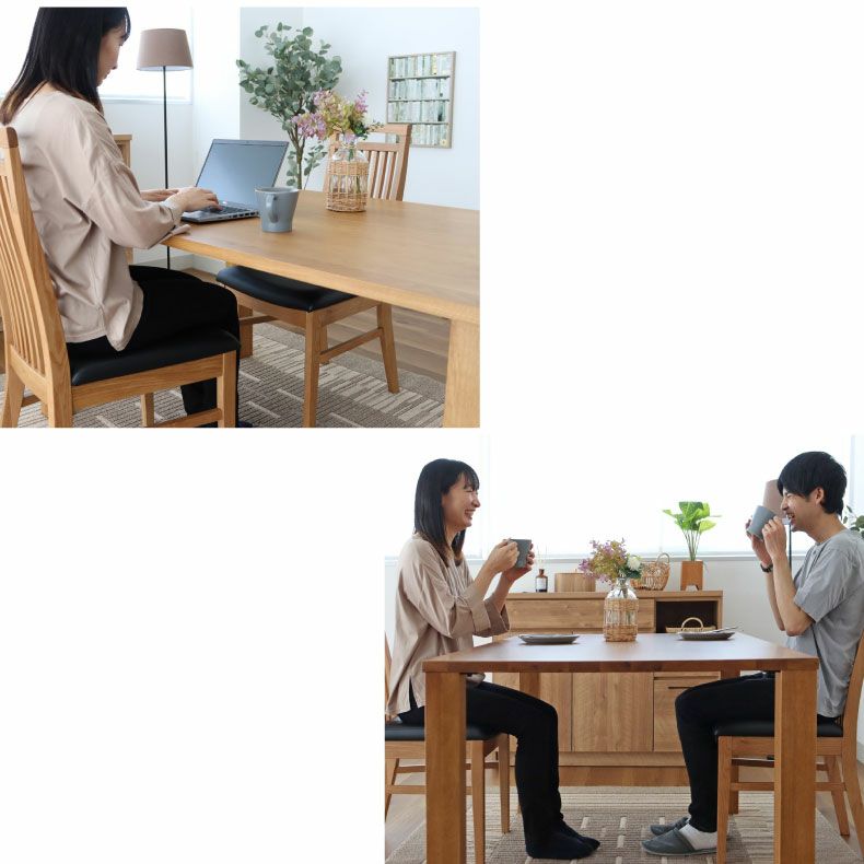 ダイニングテーブル | 4人用 幅135cm ダイニングテーブル エルヴァ