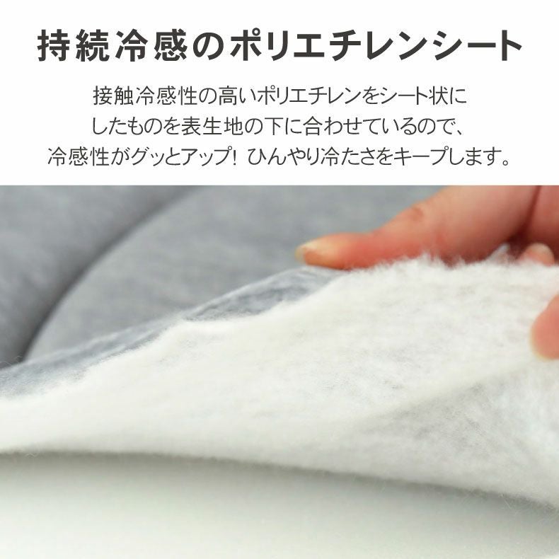 無地ラグ | 接触冷感ラグ マナクールアイススーパー