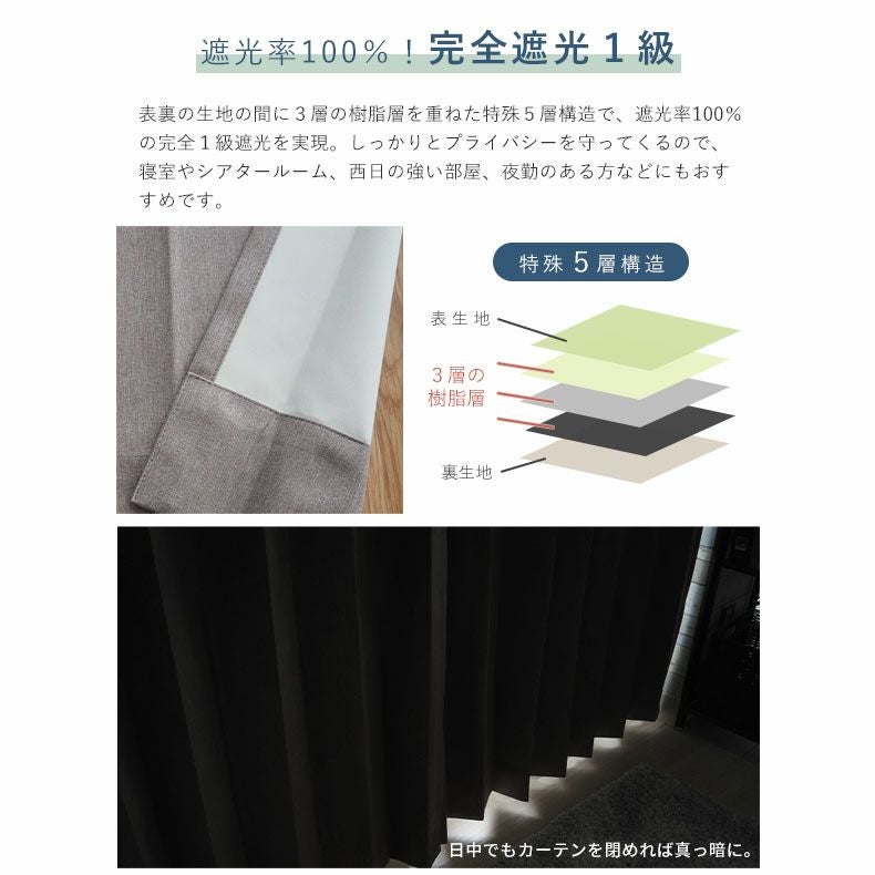 ドレープカーテン（厚地） | シンプルオーダーカーテン リトリート ブルー