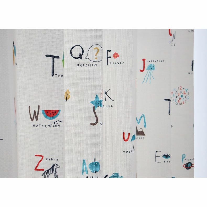 ドレープカーテン（厚地） | シンプルオーダーカーテン アルファベットズカン