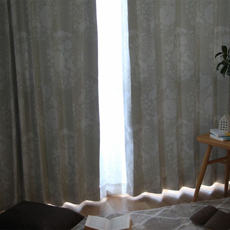 ドレープカーテン（厚地） | シンプルオーダーカーテン 森のどうぶつ