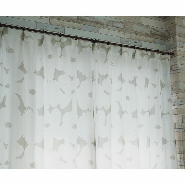 レースカーテン（薄地） | シンプルオーダーレースカーテン ミーナシルエット