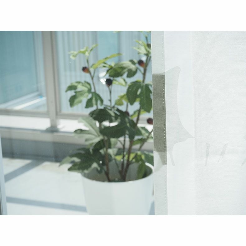 レースカーテン（薄地） | シンプルオーダーレースカーテン ミーナシルエット