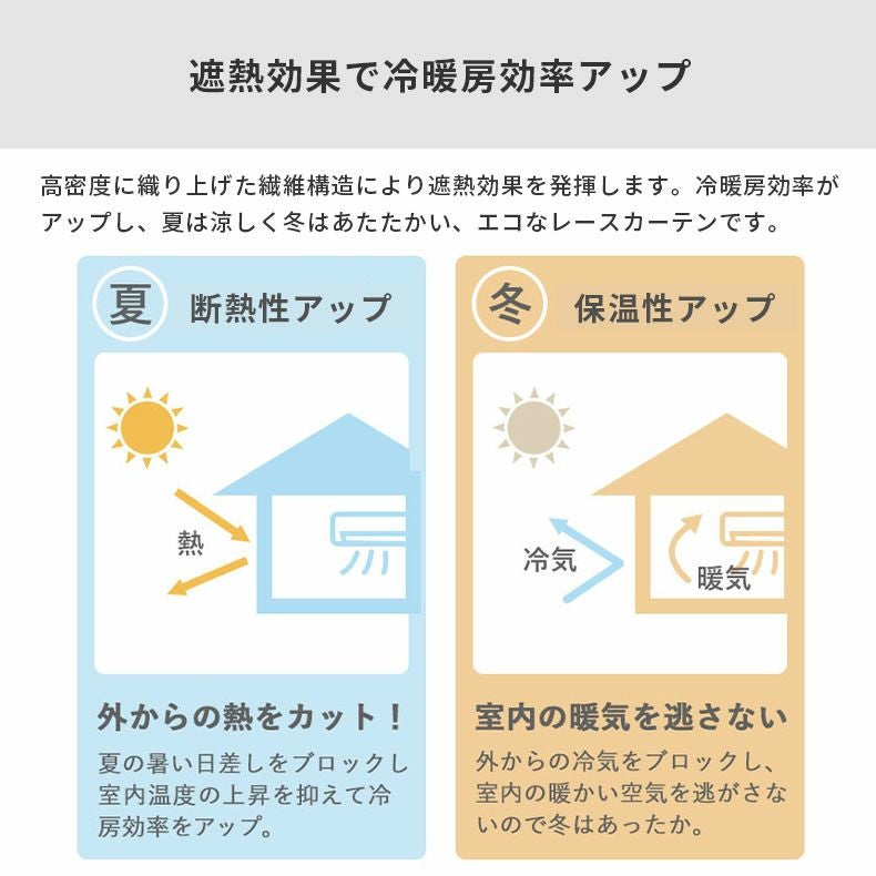 レースカーテン（薄地） | シンプルオーダーレースカーテン PLC1178