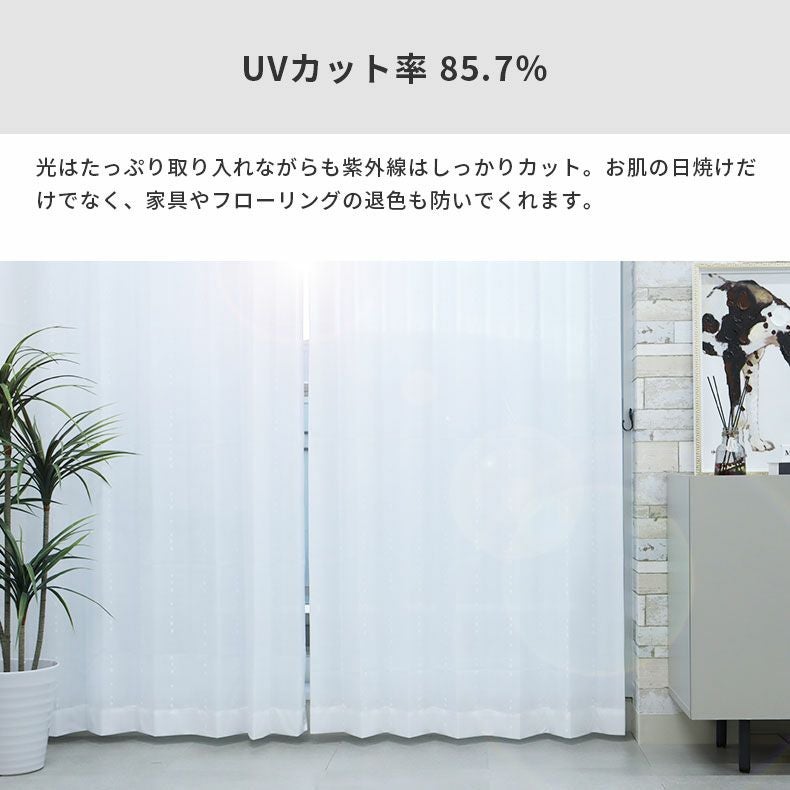 レースカーテン（薄地） | シンプルオーダーレースカーテン AL1231TWP