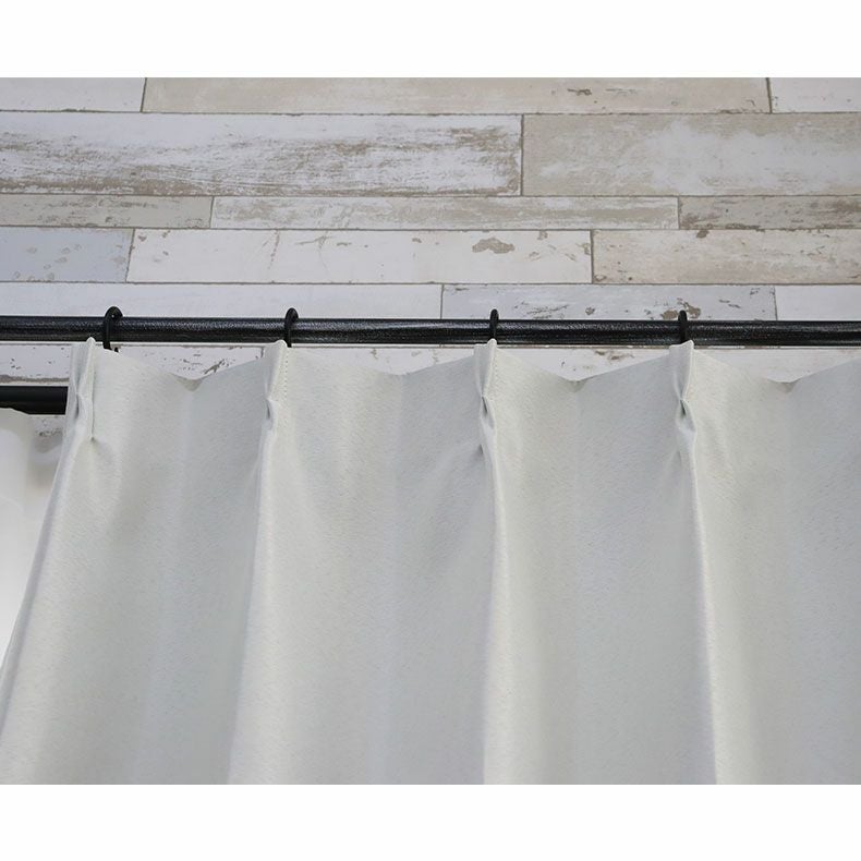 ドレープカーテン（厚地） | シンプルオーダーカーテン ムース ホワイト