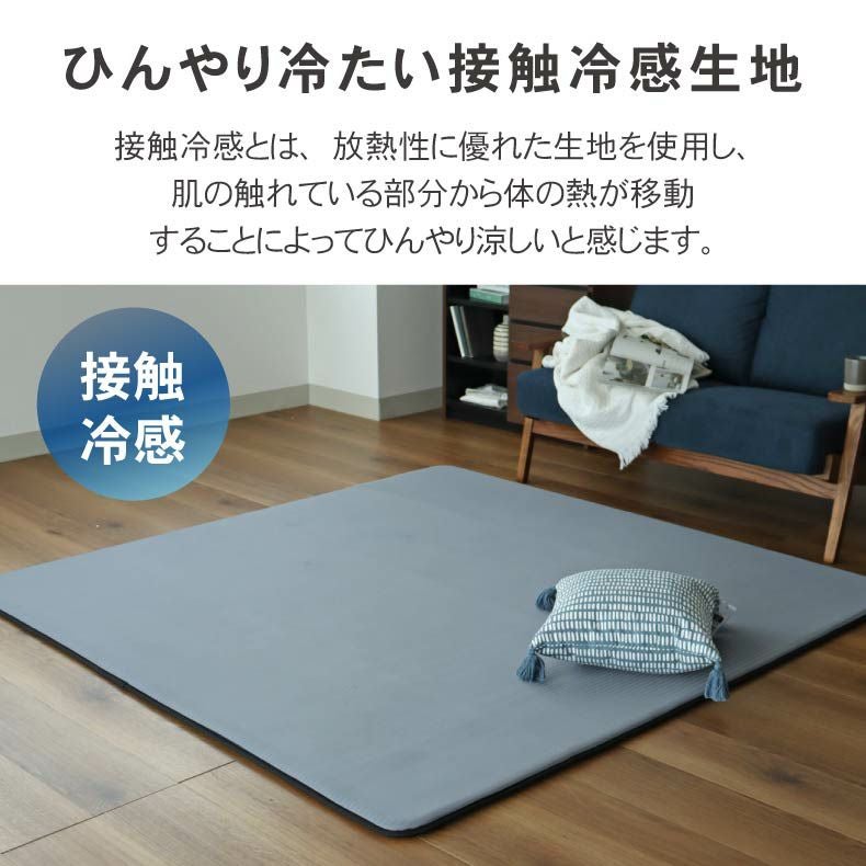 冷感ラグ マナクールリッチ
