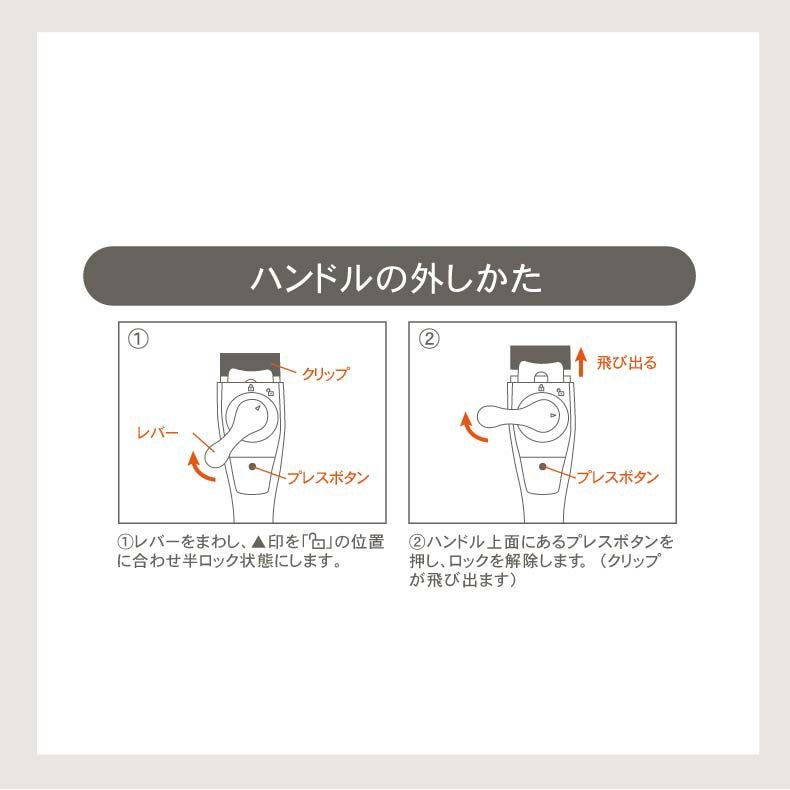 調理道具 | 取っ手のとれる鍋・フライパン5点セット セラミック