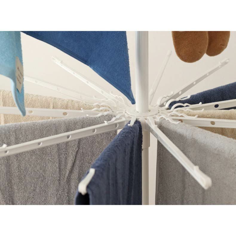 洗濯用品 | 3段パラソルハンガー ホワイト