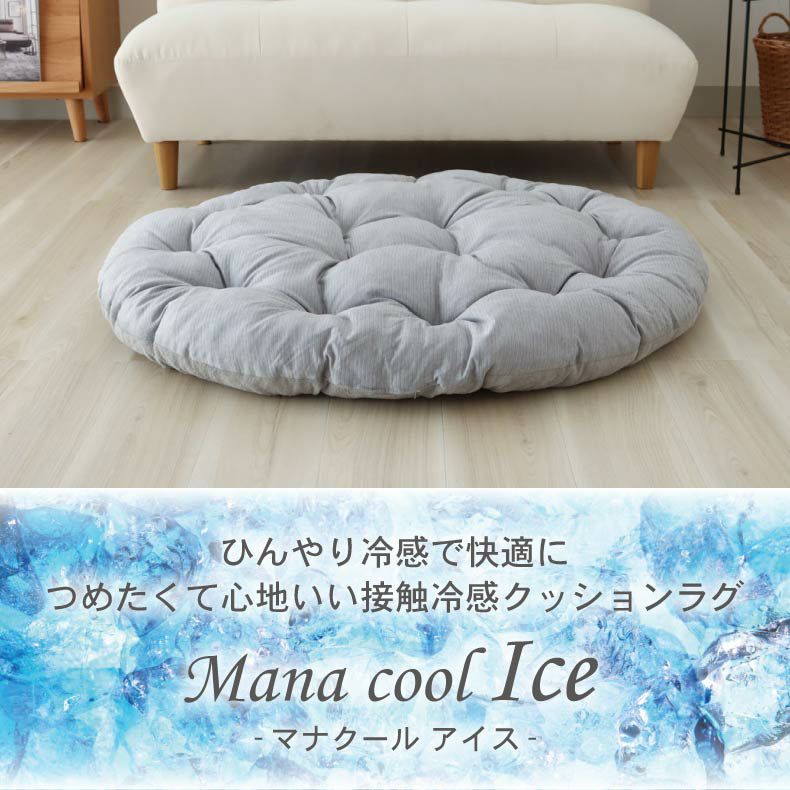クッションラグ マナクールアイス