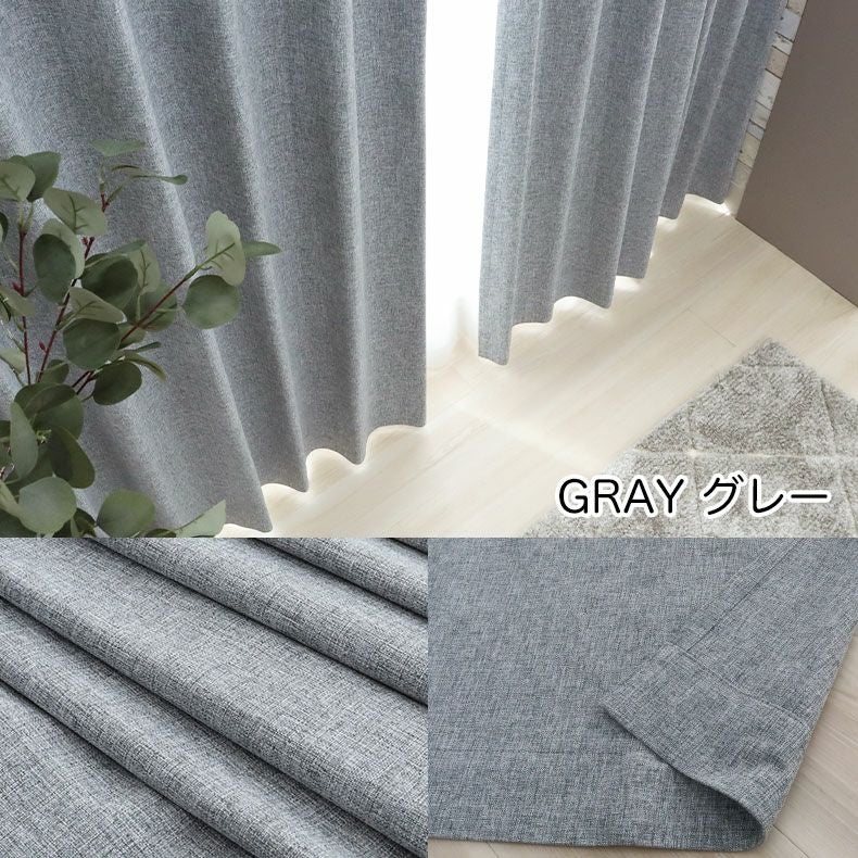 ドレープカーテン（厚地） | 2枚入り  遮光 遮熱 2枚入りカーテン エシルス