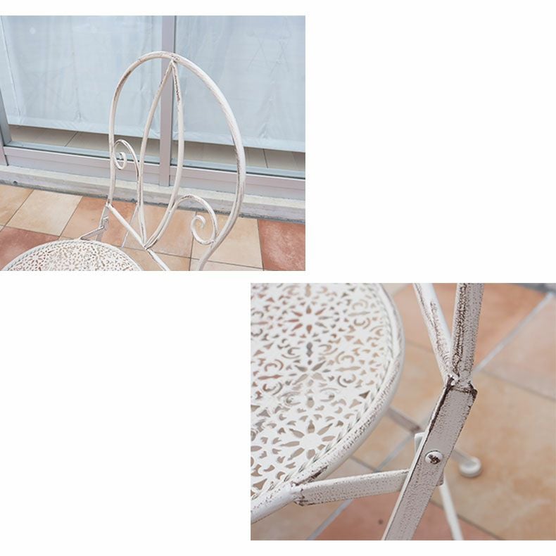 ガーデンファニチャー | ガーデンチェア ミルキー2点セット