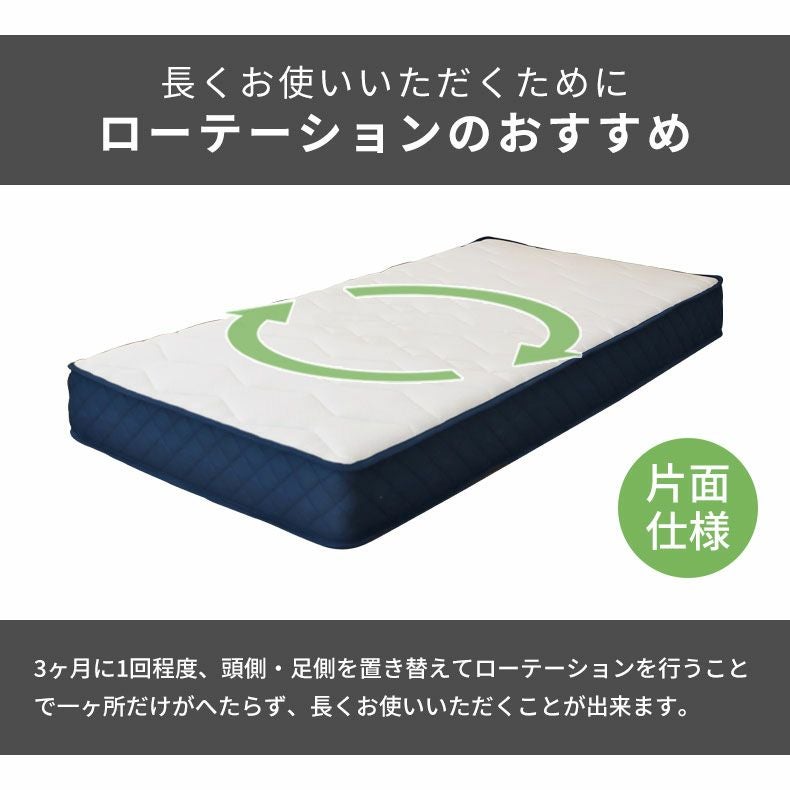 マットレス | シングルサイズ ロールポケット マットレス MI-P01