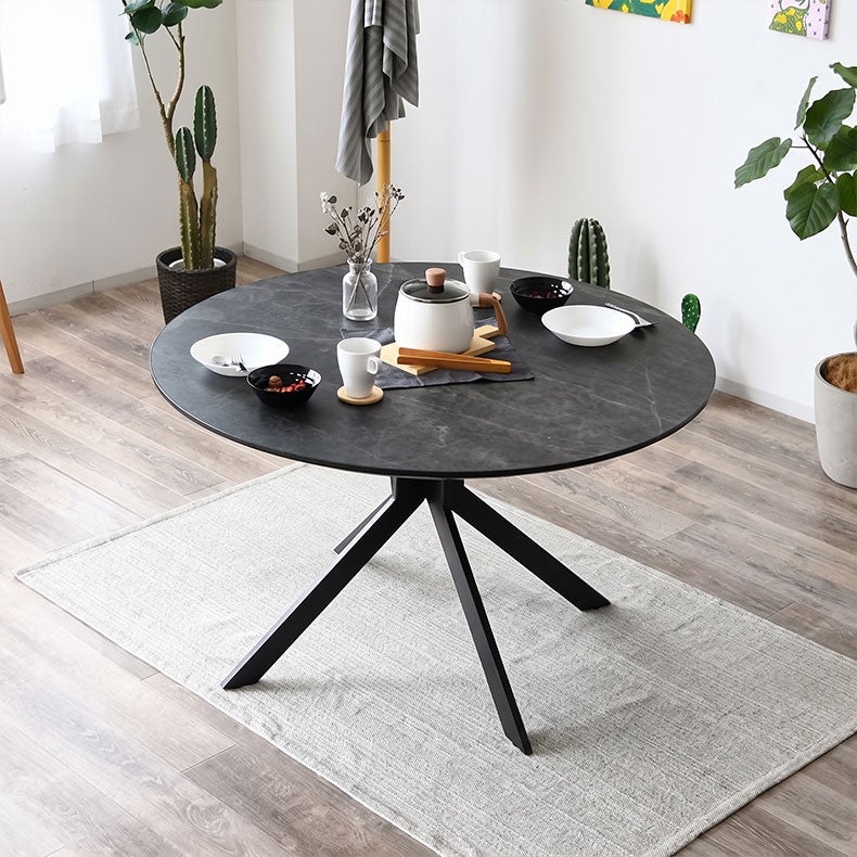パシフィックファニチャー【特注】円形ダイニングテーブル　120cm 幅120cm円形ダイニングテーブル ジェット