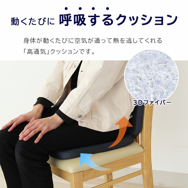シートクッション｜40角 ダブルサポートファイバークッション エアロ