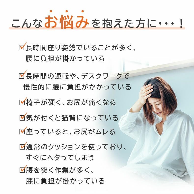 背あてクッション | 腰サポートクッション エアロ