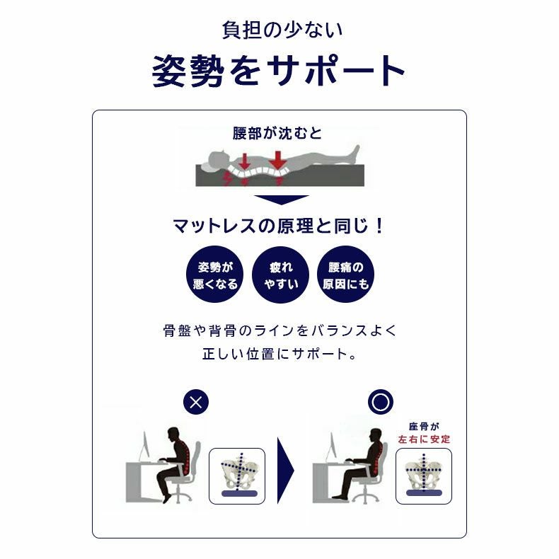 背あてクッション | 腰サポートクッション エアロ