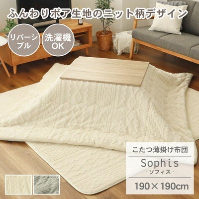 190x190cm こたつ薄掛布団 ソフィスのサムネイル