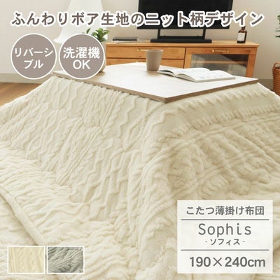 190x240cm こたつ薄掛布団 ソフィスのサムネイル
