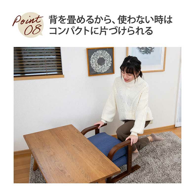 座椅子 | 【通販限定】あぐら座椅子リッチタイプ ソルム