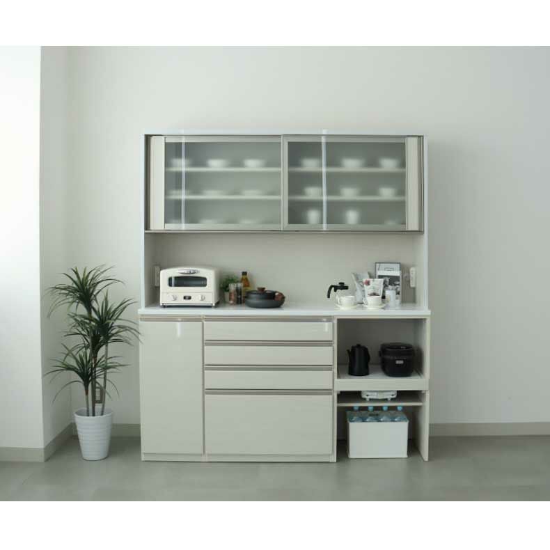 幅180cm 上台オープン食器棚 ネオ2