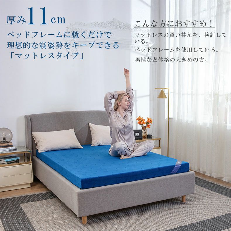 8cm優反発三つ折マットレス エムリリー