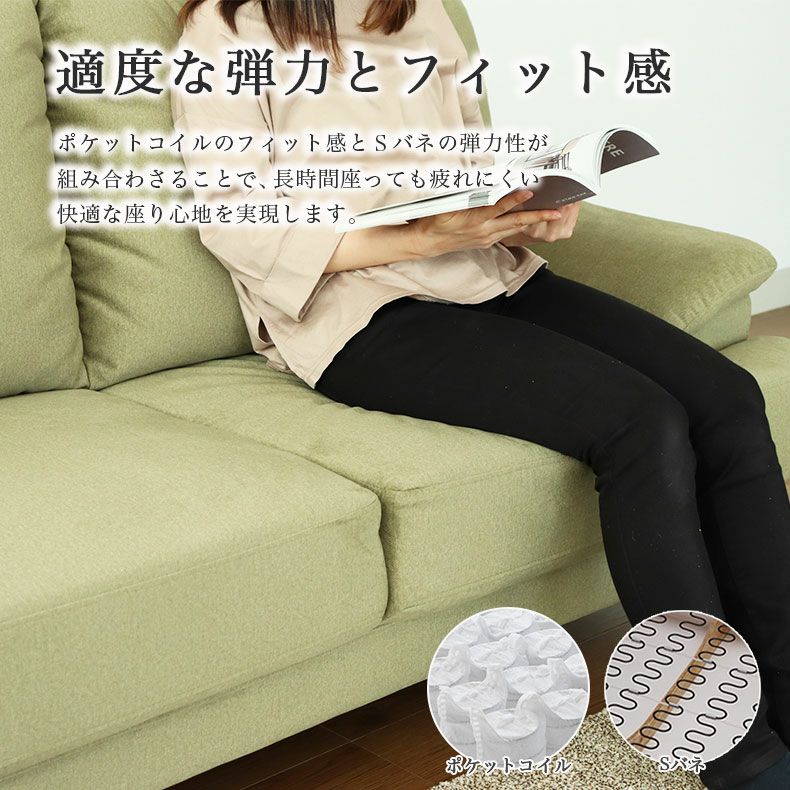 撥水 ペット 引っかきに強い 2人掛け ソファ スマート