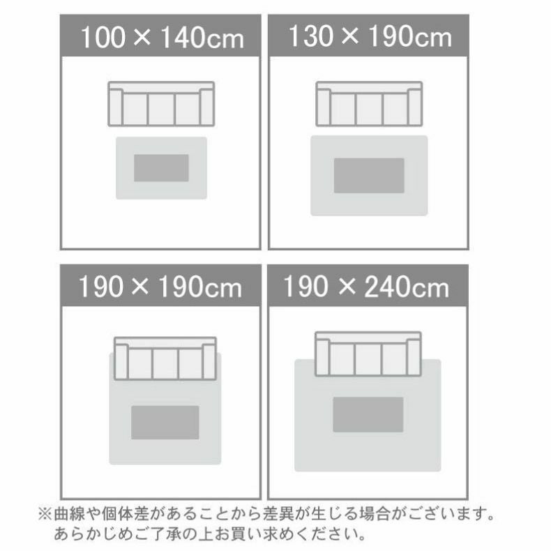 低反発ラグ シャンティア