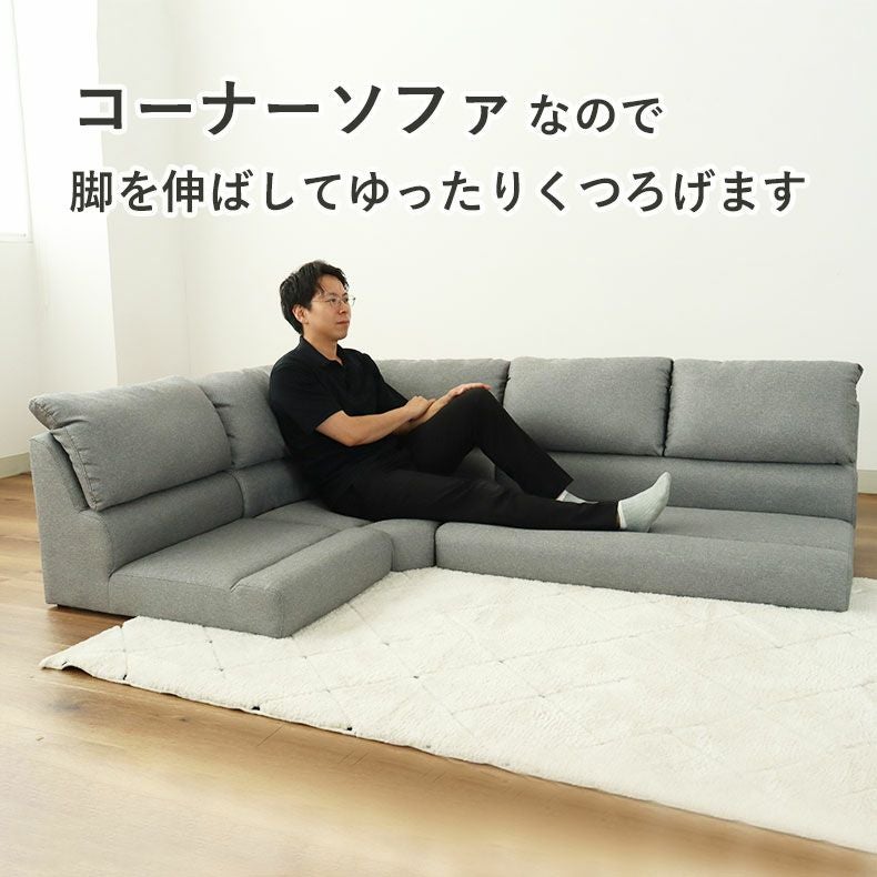 一人用ソファ 1人用 ソファ｜フラット ロータイプ ファブリック