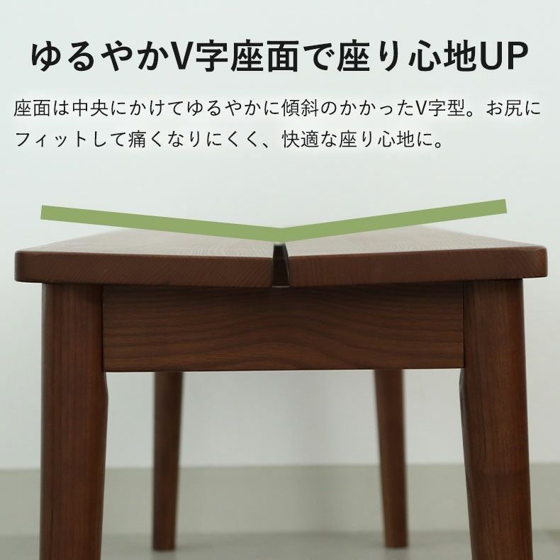 115cm幅ダイニングベンチ エマ
