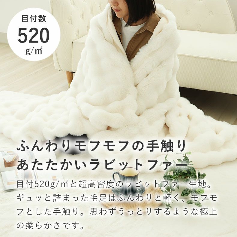 2枚合わせ毛布 ポコラ