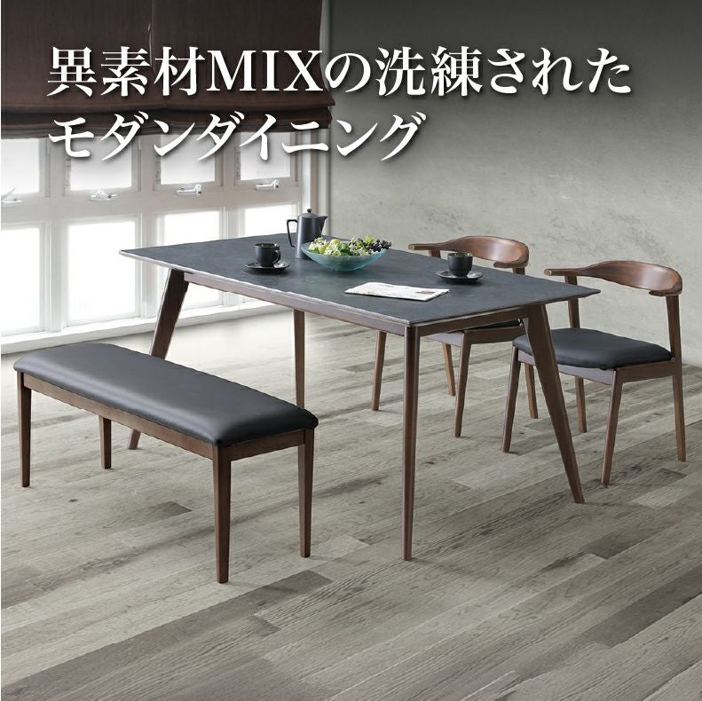 ④unico ダイニングベンチ　MANOA 117cm幅ダイニングベンチ ドノバン