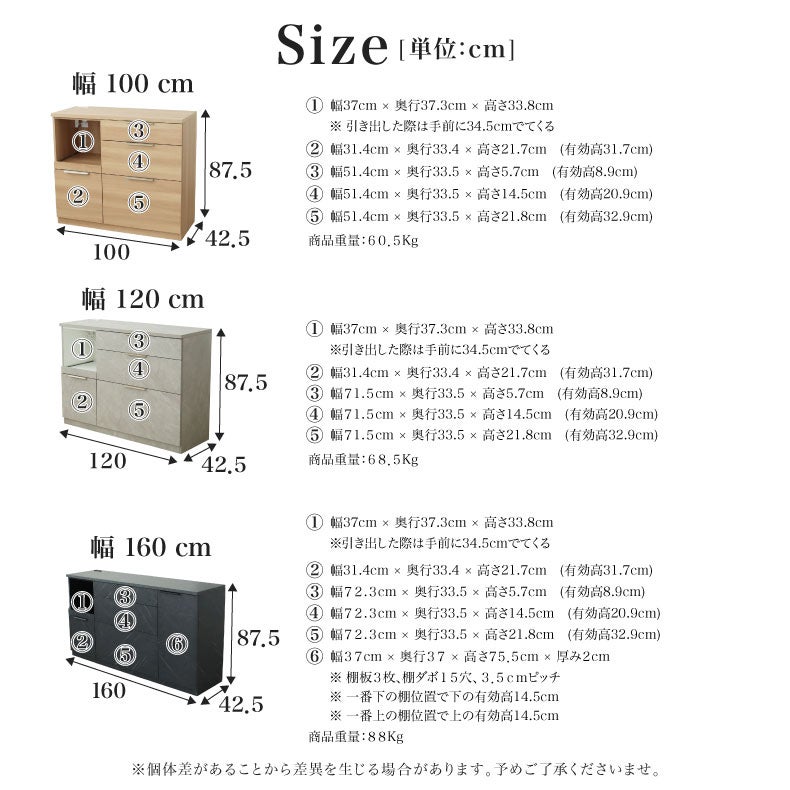 カウンター・キッチン収納 | メラミンキッチンカウンター アラスコ