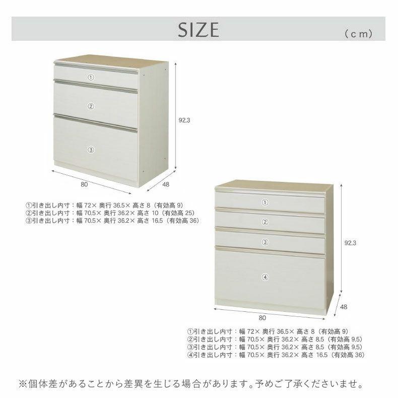 幅240cmカウンター 80四段引出 80三段引出x2 ネオ