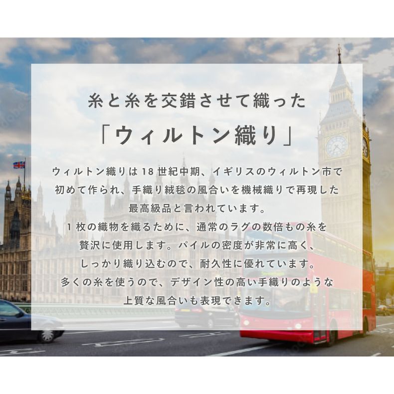 柄物・デザインラグ | ウィルトンラグ シャリラ