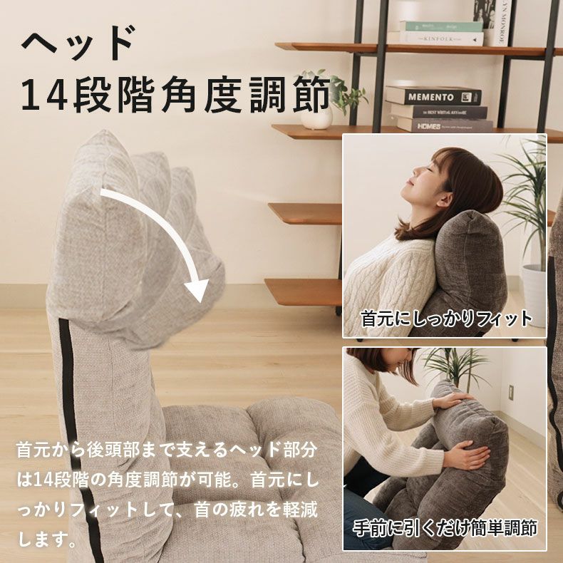 1人掛け ポケットコイル座椅子 ネクサス