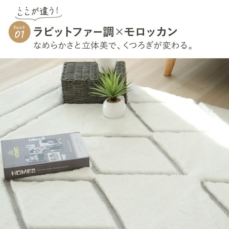 柄物・デザインラグ | ラグ カービングファー