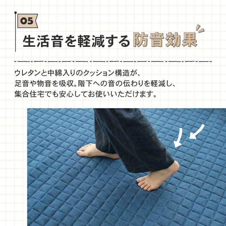 無地ラグ | ラグ コットンデニム