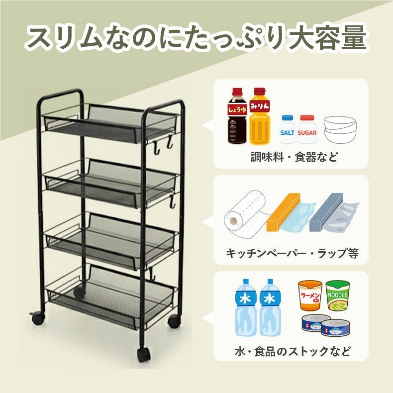 キッチンワゴン | メッシュワゴン ネッツ