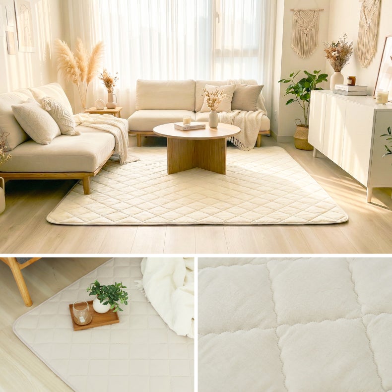 無地ラグ | ラグ コットンリネン