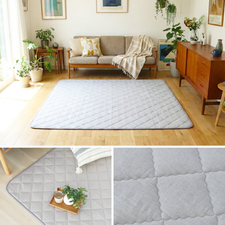 無地ラグ | ラグ コットンリネン