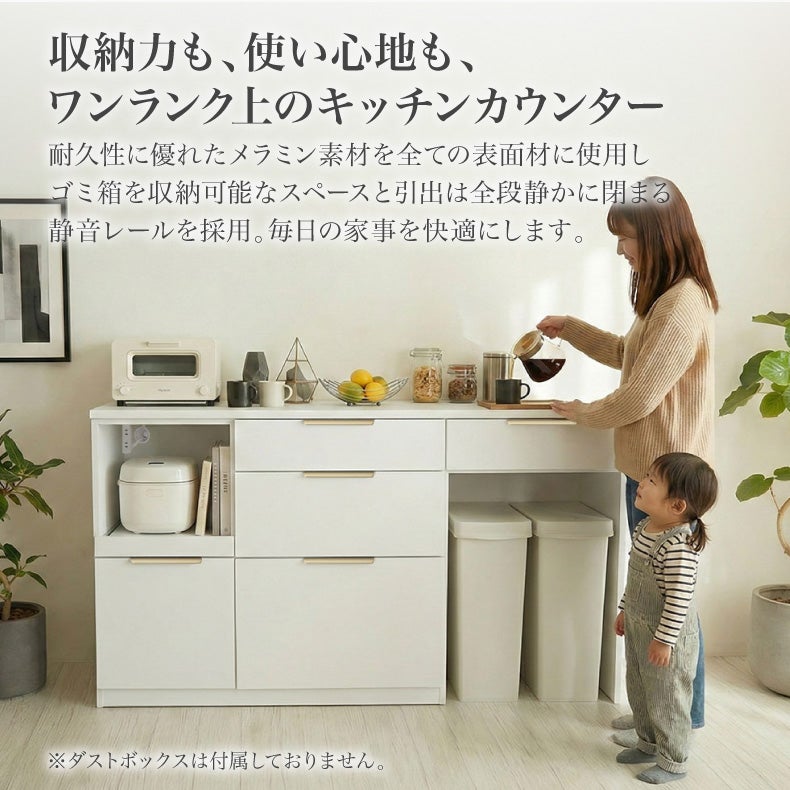 カウンター・キッチン収納 | メラミンキッチンカウンター アラスコダストタイプ